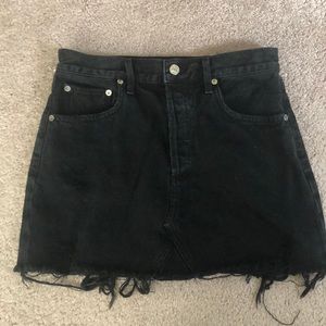 Agolde black skirt